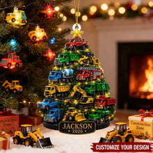 Load image into Gallery viewer, Personalized Acrylic Truck Ornament Christmas Gift for Child

