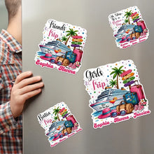 Load image into Gallery viewer, Personalized Acrylic Magnet Besties Cruise Trip Gift Idea
