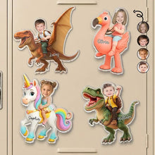 Load image into Gallery viewer, Personalized Acrylic Dinosaur Unicorn Flamingo Magnet Gift for Kids
