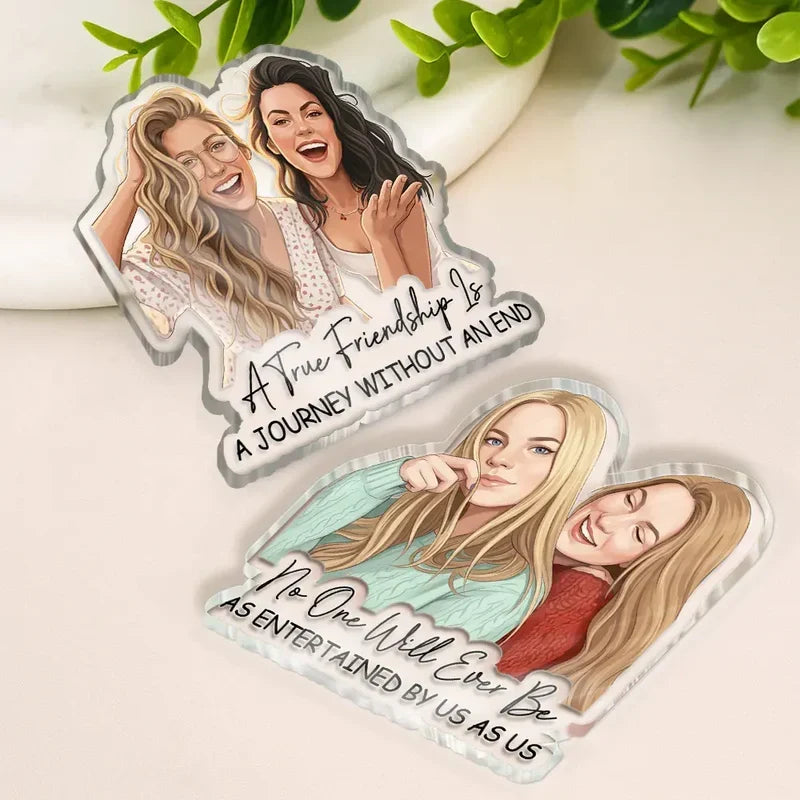 Personalized Acrylic Magnet Custom Friend Portrait Gift