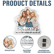 Load image into Gallery viewer, Personalized Acrylic Magnet Custom Friend Portrait Gift

