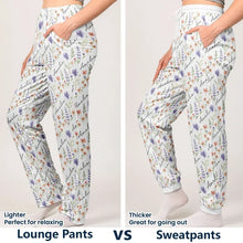 Load image into Gallery viewer, Personalized Floral Lounge Pants Custom Gift for Her
