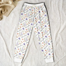 Load image into Gallery viewer, Personalized Floral Lounge Pants Custom Gift for Her

