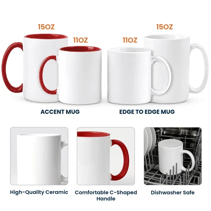 Personalized Vintage Bookstore Christmas Mug Unique Gift for Book Lovers