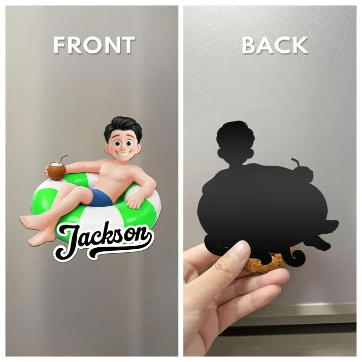 Personalized Acrylic Magnet Unique Family Travel Gift for Cruise