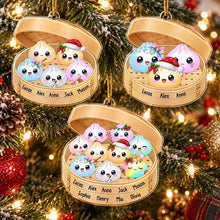 Load image into Gallery viewer, Personalized Dumpling Family Acrylic Ornament Unique Gift

