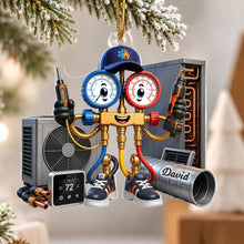 Load image into Gallery viewer, Personalized HVAC Technician Ornament Unique Custom Gift
