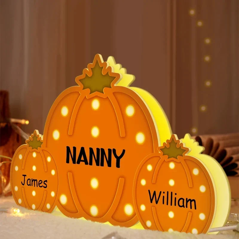 Personalized Acrylic Light Box Custom Family Display Gift for Grandma