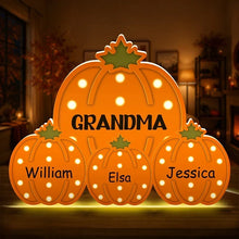 Load image into Gallery viewer, Personalized Acrylic Light Box Custom Family Display Gift for Grandma
