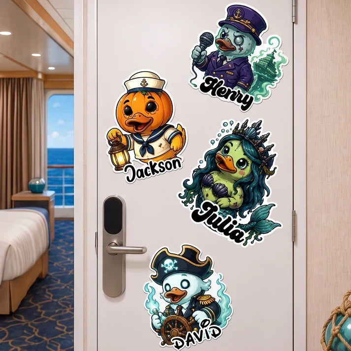 Personalized Acrylic Magnet Halloween Cruise Family Gift
