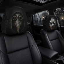 Load image into Gallery viewer, Personalized Car Headrest Covers Halloween Horror Fans Gift
