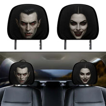 Load image into Gallery viewer, Personalized Car Headrest Covers Halloween Horror Fans Gift
