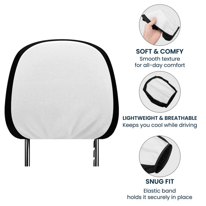 Personalized Car Headrest Covers Halloween Horror Fans Gift