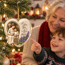 Load image into Gallery viewer, Personalized Acrylic Ornament Grandma Gift Love You to Moon
