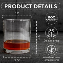Load image into Gallery viewer, Personalized Whiskey Glass Unique Couple Gift for Partner
