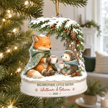 Load image into Gallery viewer, Personalized Big Brother Little Sister Acrylic Ornament Gift
