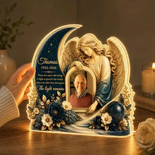 Load image into Gallery viewer, Personalized Memorial Acrylic Light Box Sympathy Gift for Family
