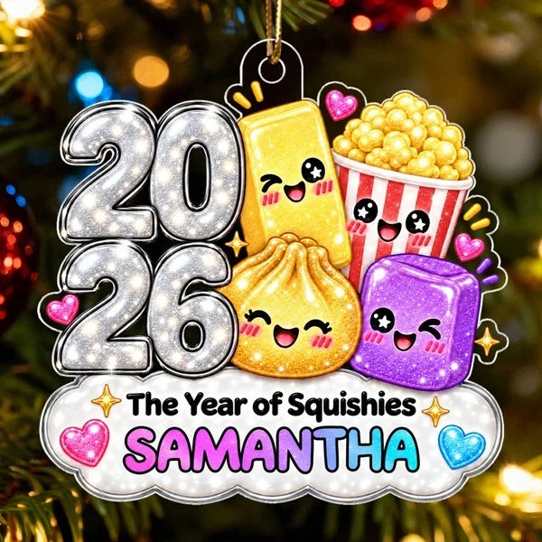 Personalized Acrylic Ornament Cute Dim Sum Popcorn Gift for Teens