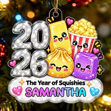 Load image into Gallery viewer, Personalized Acrylic Ornament Cute Dim Sum Popcorn Gift for Teens
