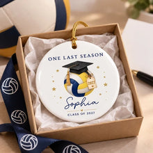 Load image into Gallery viewer, Personalized Graduation Volleyball Ornament Custom Name Gift
