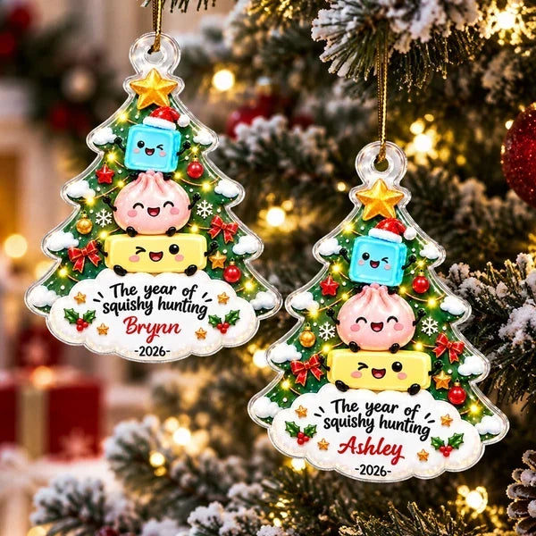 Personalized Acrylic Ornament Custom Name Kids Gift Christmas