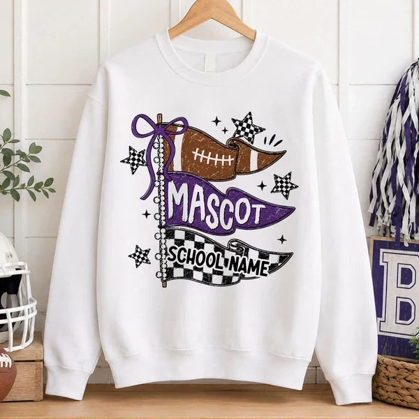 Personalized Classic Football Tee Custom Gift for Mom