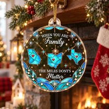 Load image into Gallery viewer, Personalized Acrylic Ornament Connected State Maps Family Gift
