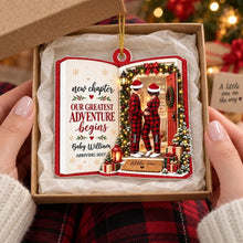 Load image into Gallery viewer, Personalized Acrylic Ornament for New Parents Baby Bump Gift
