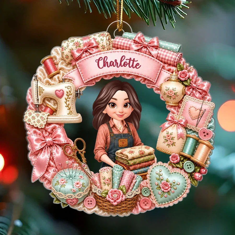Personalized Acrylic Ornament Craft Gift for Mom, Wife, Sister