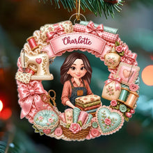 Load image into Gallery viewer, Personalized Acrylic Ornament Craft Gift for Mom, Wife, Sister
