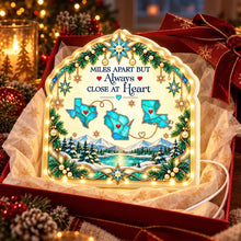 Load image into Gallery viewer, Personalized Acrylic Light Box Custom State Map Gift for Family

