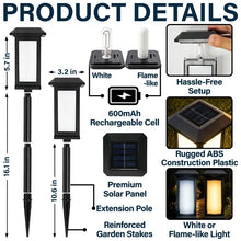 Load image into Gallery viewer, Personalized Solar Garden Stake Light Custom Dog Photo Memorial Gift for Pet Owners
