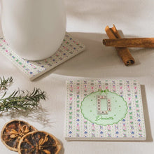 Load image into Gallery viewer, Personalized Round Ceramic Coaster Mahjong Gift for Game Night
