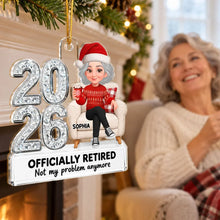 Load image into Gallery viewer, Personalized Acrylic Retirement Ornament Funny Gift for Coworker
