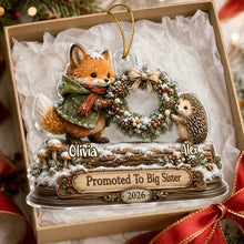 Load image into Gallery viewer, Personalized Acrylic Christmas Ornament for Sister Family Gift
