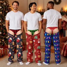 Load image into Gallery viewer, Personalized Christmas Men's Sweatpants Funny Underwear Gift for Him
