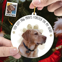 Load image into Gallery viewer, Personalized Dog Photo Acrylic Ornament Sympathy Gift
