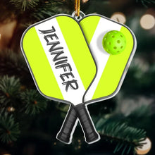 Load image into Gallery viewer, Personalized Acrylic Pickleball Ornament Gift for Players
