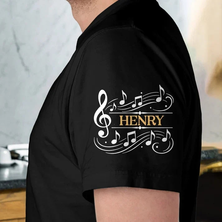 Personalized Guitar Tee Faith Design Custom Shirt Gift