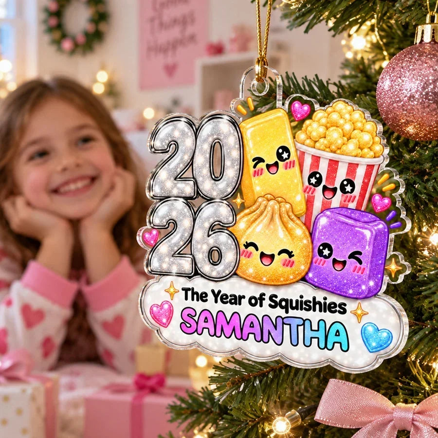 Personalized Acrylic Ornament Cute Dim Sum Popcorn Gift for Teens