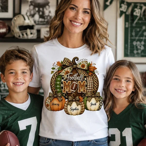 Personalized Football Mom Sweatshirt Custom Fall Design Gift