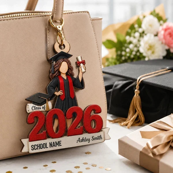 Personalized Graduation Wooden Ornament Gift for Daughter