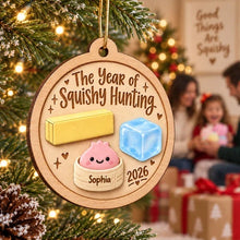 Load image into Gallery viewer, Personalized Wooden Ornament Cute Squishy Design Gift for Kids
