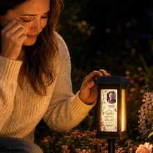 Load image into Gallery viewer, Personalized Solar Garden Stake Light for Dad | Sympathy Gift
