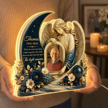 Load image into Gallery viewer, Personalized Memorial Acrylic Light Box Sympathy Gift for Family
