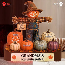 Load image into Gallery viewer, Personalized Acrylic Light Box Halloween Gift for Grandma
