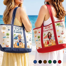 Load image into Gallery viewer, Personalized Tote Bag for Women with Fun Cruise Design
