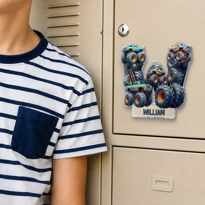 Personalized Acrylic Magnet Fun Character Gift for Kids