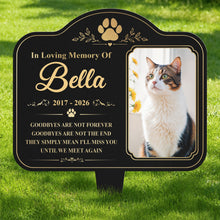 Load image into Gallery viewer, Personalized Metal Garden Stake Dog Memorial Sympathy Gift

