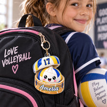 Load image into Gallery viewer, Personalized Volleyball Dumpling Acrylic Ornament Gift for Kids
